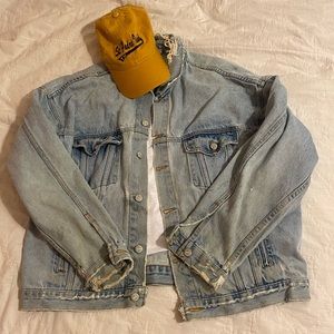 Distressed Cadillac Jean Jacket